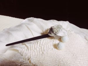 スワロフスキーのかんざし