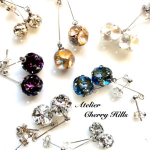 スワロフスキーのピアス