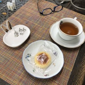 グルーデコ教室のティータイム