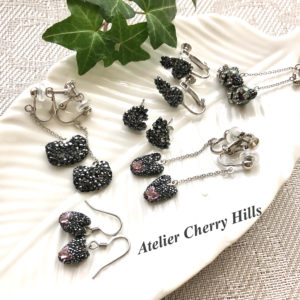 スワロフスキーのピアスとイヤリング