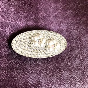 スワロフスキーの帯留め