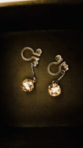 スワロフスキーのピアス