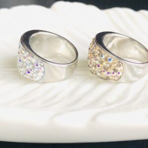 スワロフスキーのキラキラリング