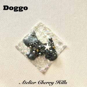 ミニチュアシュナウザーのブローチ