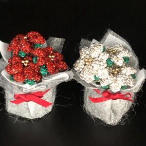 クリスタルのポインセチア