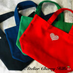 No.101.   キラキラモチーフ付きのトートバッグ