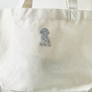 プードルのミニトートバッグ